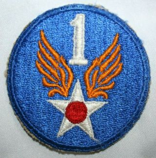 Ww2 Wwii U.  S.  Army Air Force 1st Air Force Patch Usaaf