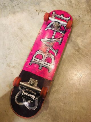 Vintage Bam Margera Him 2 Element 8.  0 " Rare Skateboard Deck Complete