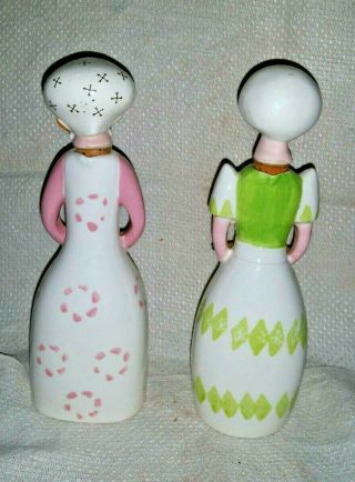 Vintage Holt Howard Era Pandora Japan Ceramic ITALIAN & FRENCH DRESSING BOTTLES 4