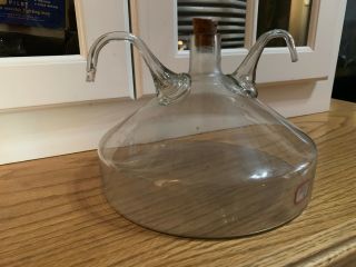 Vintage/Antique Lab Glass vapor condenser Vacuum Flask - RARE RARE RARE 2