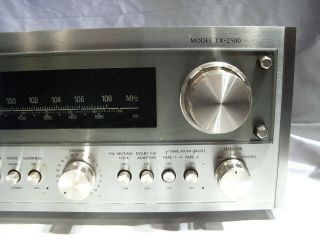 Vintage Onkyo Silver Faced Stereo Receiver TX - 2500 w/Original Box 4