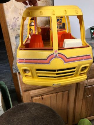 Barbie Star Traveler Motor Home RV Bus Camper Yellow Orange 1976 Vintage 8