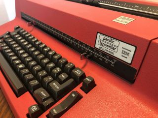 Vintage IBM Selectric II Correcting Typewriter Blue Color 12