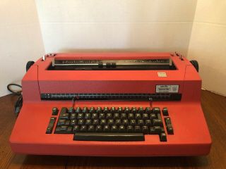 Vintage Ibm Selectric Ii Correcting Typewriter Blue Color
