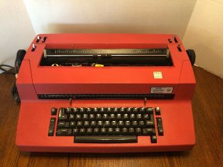 Vintage IBM Selectric II Correcting Typewriter Blue Color 6