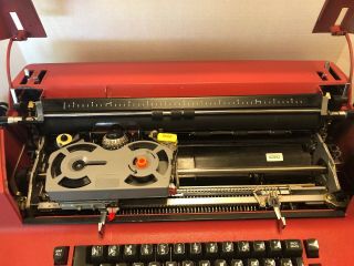 Vintage IBM Selectric II Correcting Typewriter Blue Color 7