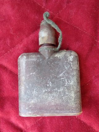 Ww2 German Army Soldier Bakelite Decontamination Can Container Bottle Empty 1942