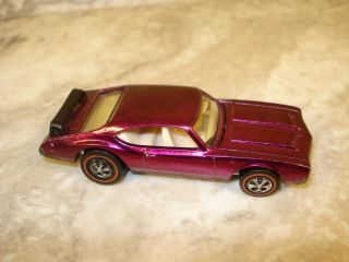 Vintage Hot Wheels Redline Olds 442 Magenta