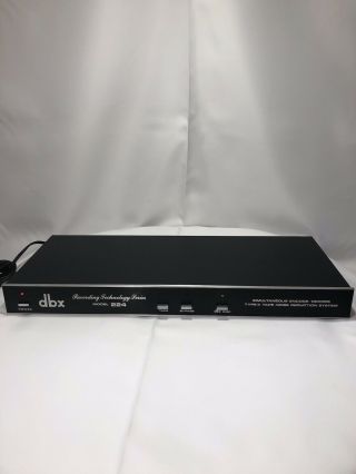 Vintage Dbx Recording Technology Series 224 Tape Noise Reduction System