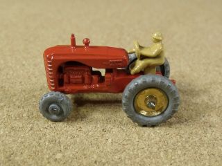 OLD VINTAGE LESNEY MATCHBOX 4B MASSEY HARRIS TRACTOR 5