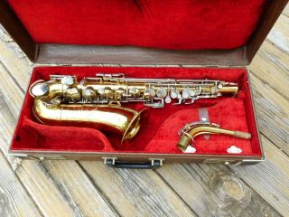 Vintage King Cleveland Alto Saxophone With Case