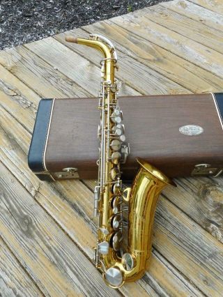 Vintage King Cleveland Alto Saxophone With Case 6