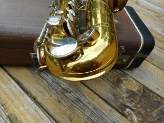 Vintage King Cleveland Alto Saxophone With Case 9