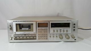 Vintage Sharp Rt - 4488 Computer Controlled Stereo Cassette Deck (for Partsrepair)