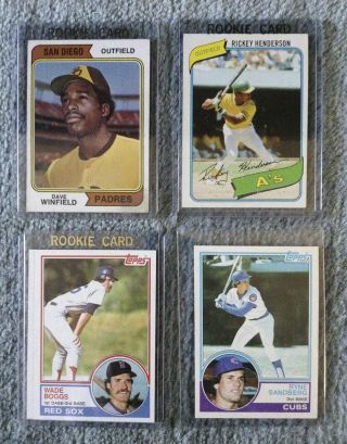 Baseball Football Sports Trading Cards 70s 80s Vintage 2