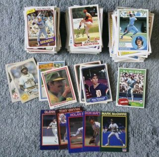 Baseball Football Sports Trading Cards 70s 80s Vintage 4