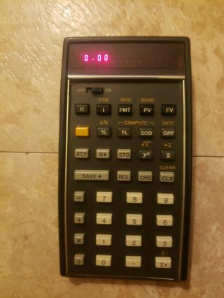 Hewlett Packard Hp - 80 Old Business Calculator Vintage Rare Hp 80 Read