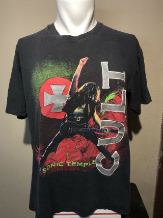 Vtg 1990 The Cult Sonic Temple Promo Tee - Xl