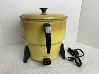 Vintage Mirro Aluminum Electric Popcorn Popper M - 9235 45 Popcorn Harvest GoldNew 4