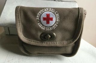 Vintage American Red Cross Field Service First Aid Kit