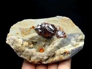 473.  6g Find Natural Rare Unique Sphalerite Crystal Mineral Specimens/china