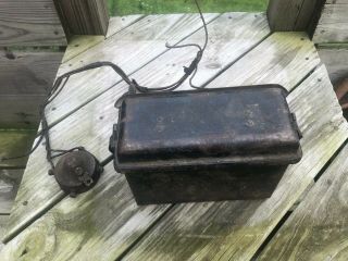 Vintage Antique Ford Model T Ignition Coil Metal Buzz Box (4) Coils