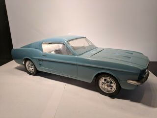 Vintage Amf Wen - Mac Battery Operated 1967 2,  2 Ford Mustang Fastback Toy Car