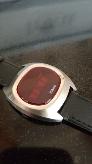 Birks 24hr Vintage digital Led Watch Rare 3