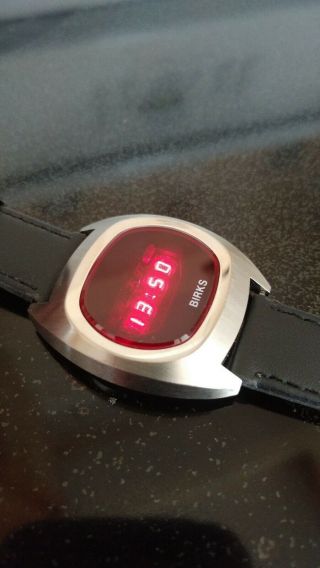 Birks 24hr Vintage digital Led Watch Rare 6