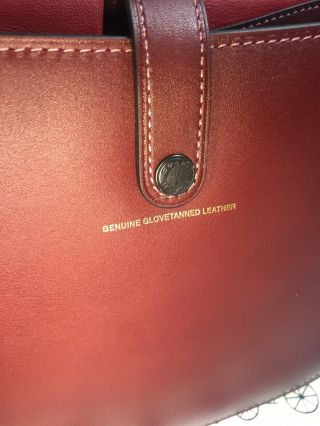 Coach 1941 Leather Saddle Bag 23 Shoulder Bag Crossbody 55036 Bordeaux RARE 7