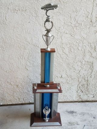 Vtg Nhra Funny Car Chap Humboldt County Dragway 1st Annual Pro Funny Car Trophy