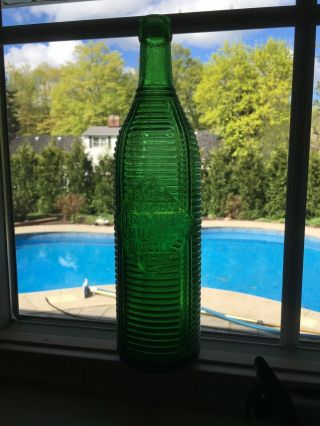 Vintage 24oz Emerald Green 1920 Orange Crush 11 1/2 " Soda Bottle Buffalo Ny