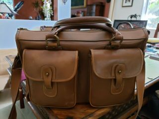 Vintage Ghurka Marley Hodgson 5 Examiner Chestnut Vintage Leather Messenger Bag