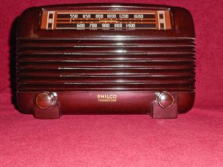 Fully Restored And Vintage 1949 Philco Model 49 - 504 Tube Radio
