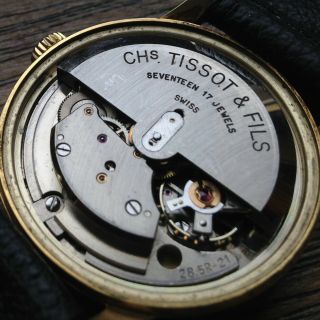 Rare Vintage Gold Plated Man ' s TISSOT CAMPING Automatic Watch 4