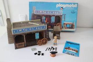 Playmobil 3430 Setnr.  Ovp Western Vintage Blacksmith,  Schmied,  Forgeron,  Herrero