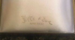 Vintage Nina Ricci Fille d ' Eve Lalique Crystal Pomme - Apple Bottle & Box 5