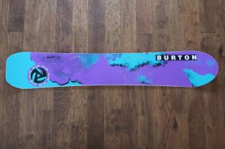 Vintage Burton Air 6.  1 Snowboard with Bindings Rare 2