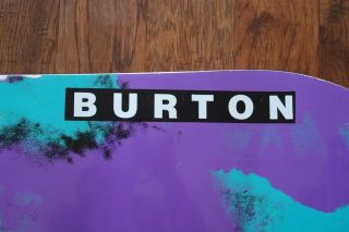 Vintage Burton Air 6.  1 Snowboard with Bindings Rare 5