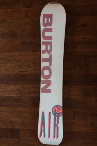 Vintage Burton Air 6.  1 Snowboard with Bindings Rare 9