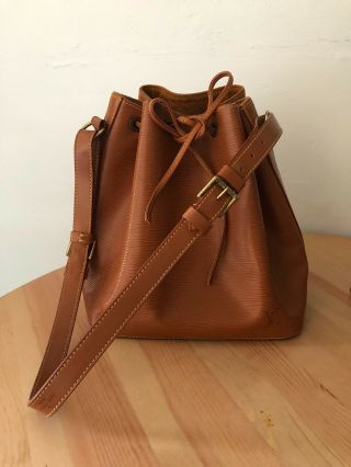 100 Authentic Vintage Louis Vuitton Epi Noe Brown Shoulder Bag - Rrp $2090