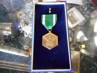 Undated United States Army " For Military Merit " Medal And Case