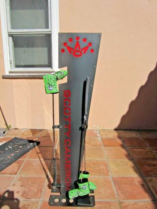 Extremely Rare Scotty Cameron Shop Steel Putter Display Rack Holds 3