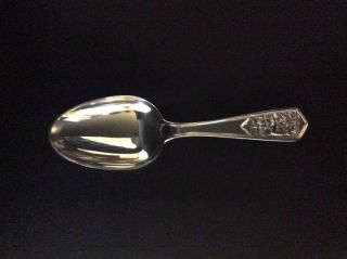 Vintage 1907 - 1947 Tiffany & Co Sterling Baby Spoon Old King Cole