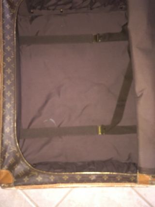 Vintage Louis Vuitton Large Monogram Traveler Suitcase Luggage Leather 28x22x9 11