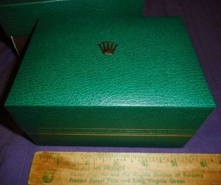 Vintage Men ' s circa1992 Rolex Box Only w/Oyster Instructions Hang Tags 4