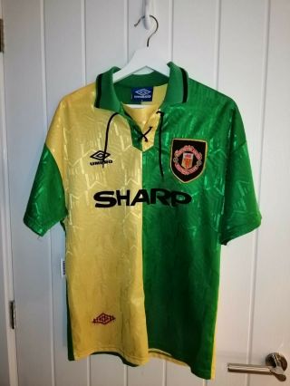 Manchester United Man Utd Vintage 1992 - 1994 92 - 94 Umbro Away Men’s Medium