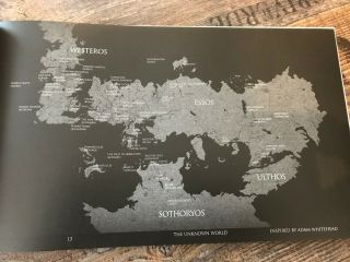 Game of Thrones Unseen Westeros Artbook authorized by George R.  R.  Martin Rare 6