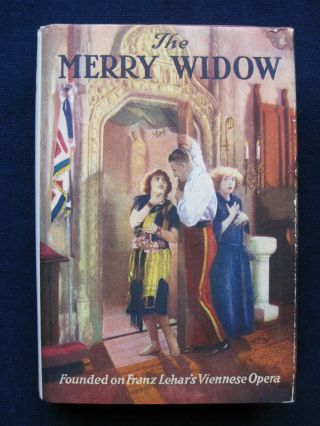 The Merry Widow Vintage Photoplay Erich Von Stroheim,  John Gilbert Silent Film