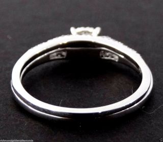 14k White Gold Vintage Engagment Twist Style Diamond Wedding Bridal Set Ring 8